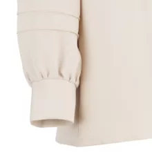 شومیز آستین بلند زنانه السانا مدل هوناز کد 217209 رنگ شیری