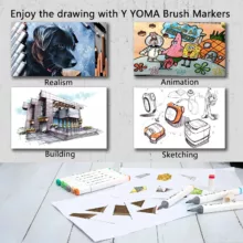 ماژیک راندو تاچ کول مدل 120 بسته 120 عددی