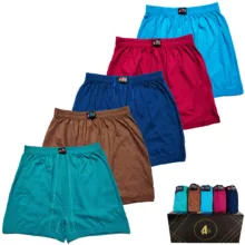 شورت مردانه آوین مدل پادار جعبه ای 03 مجموعه 5 عددی