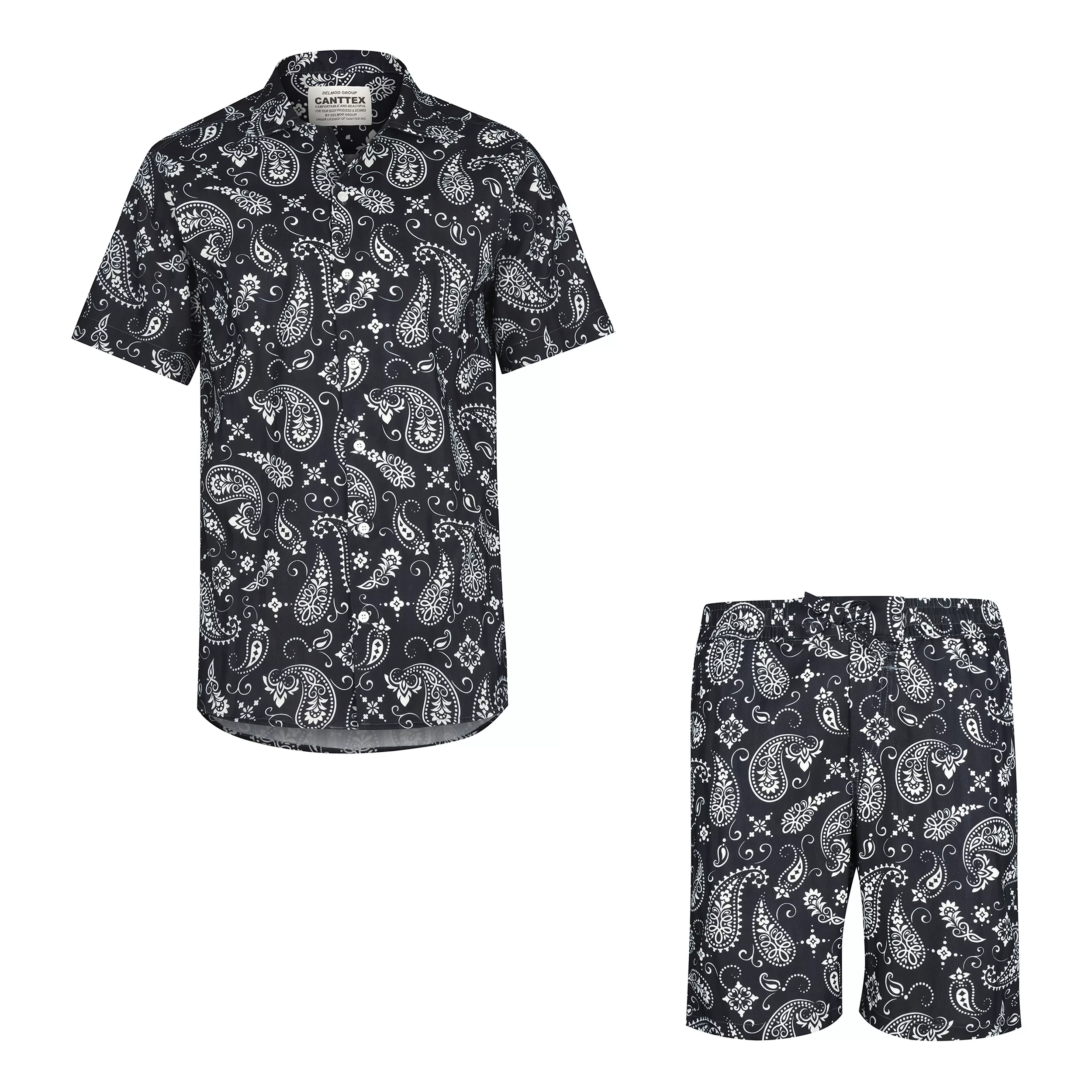 ست پیراهن و شلوارک مردانه کانتکس مدل 21