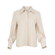 شومیز آستین بلند یقه انگلیسی زنانه سرژه مدل 207374