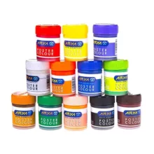 گواش 12 رنگ آریا مدل مقوایی مجموعه 10 عددی