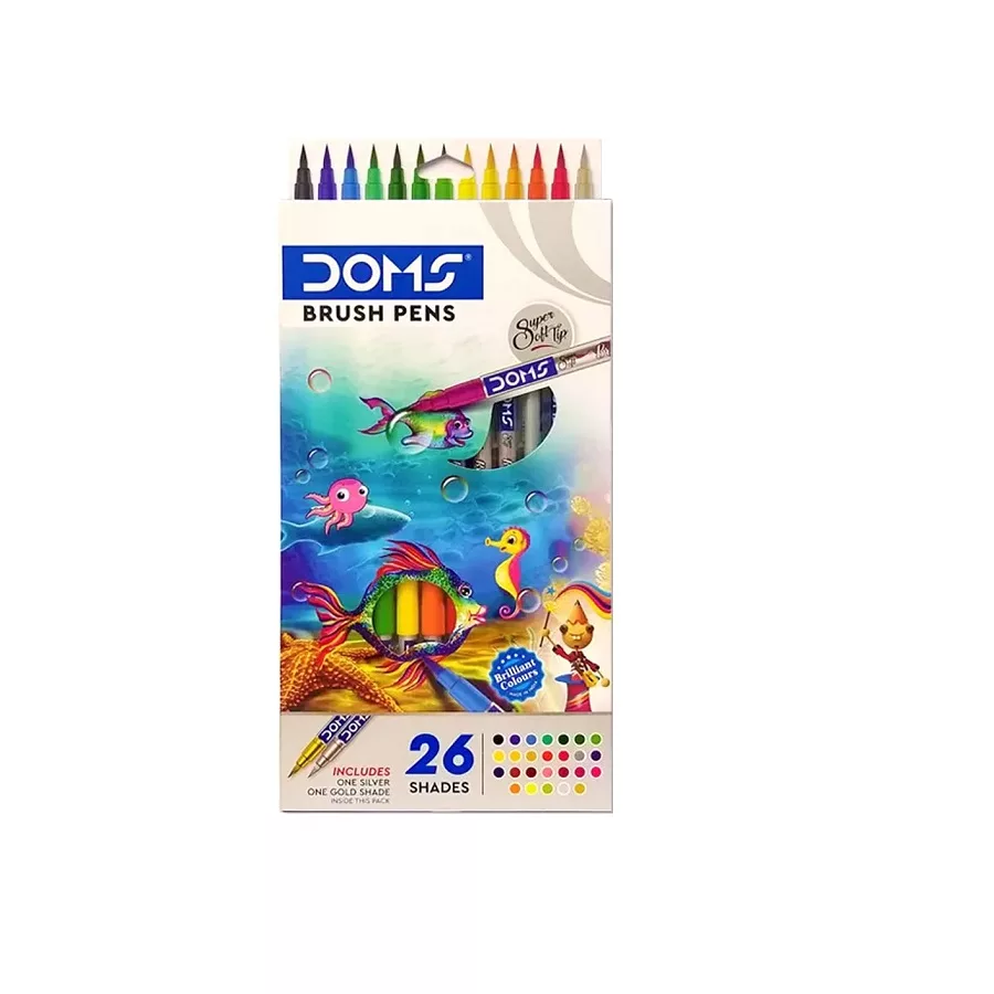 ماژیک دامس مدل BRUSH بسته 26 عددی
