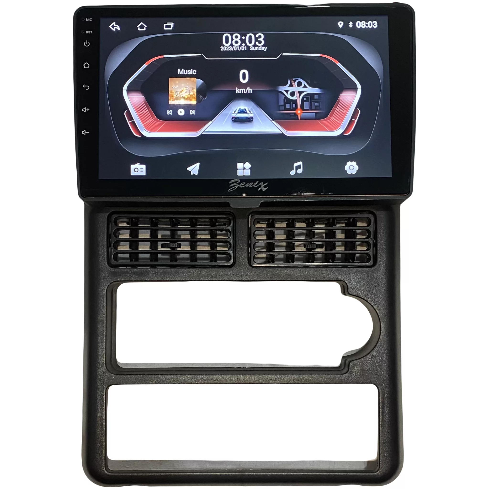 مانیتور خودرو بنیکس کد 0124 مناسب برای پراید صبا بالا