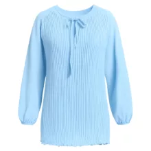 بلوز آستین بلند یقه گرد زنانه مدل پلیسه