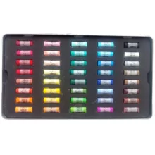 پاستل گچی 40 رنگ رینویر مدل marco fine art کد soft به همراه کاغذ یادداشت