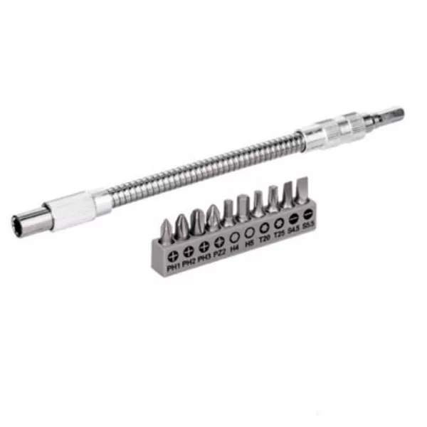 سری پیچ گوشتی و رابط فلکسی بوش مدل X11 مجموعه 11 عددی