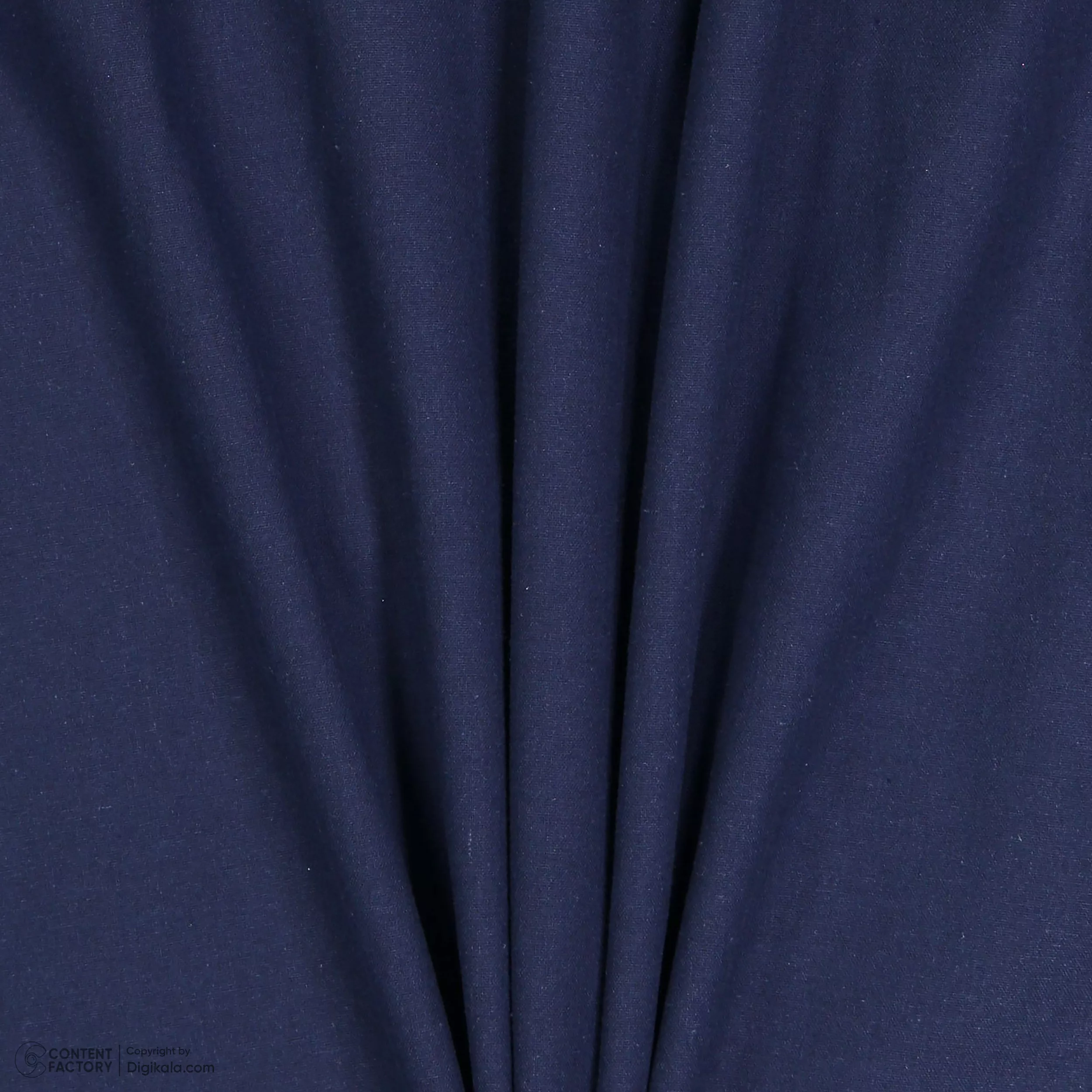 شومیز آستین بلند یقه برگردان زنانه دیجی استایل اسنشیال مدل cbK-44 رنگ سرمه ای