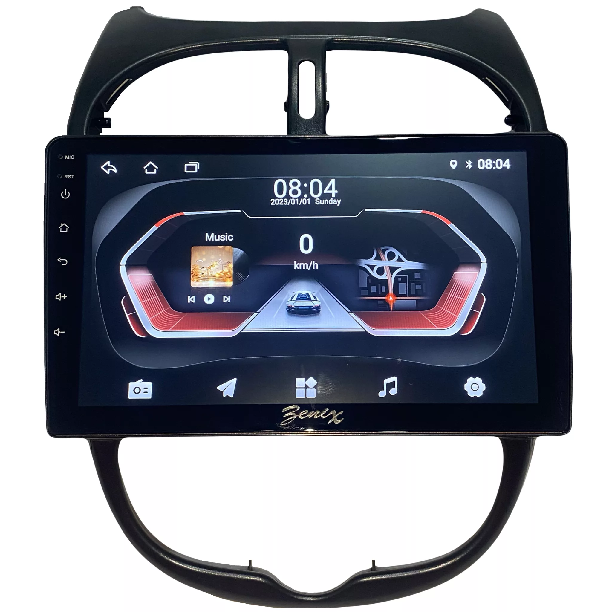 مانیتور خودرو بنیکس کد 0127 مناسب برای پژو 206