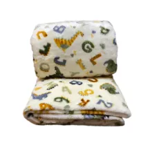 پتو مسافرتی یک نفره مدل دایناسور سایز 200×160 سانتی‌متر