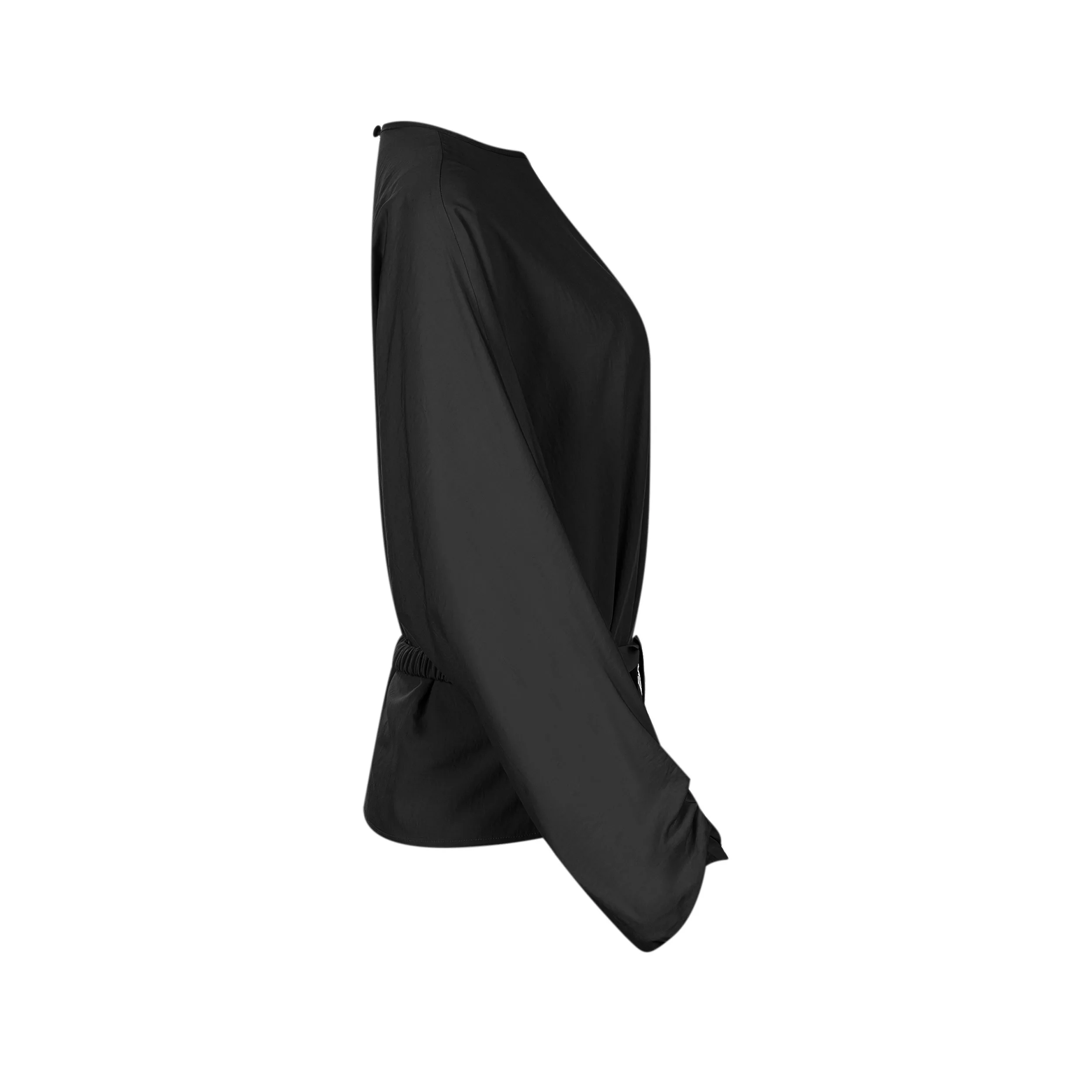 بلوز آستین بلند زنانه سرژه مدل 204648 رنگ مشکی