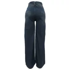 شلوار جین زنانه مدل فول بگ کمر کشی کد 9549