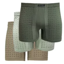 شورت پادار مردانه آریان نخ باف مدل 1461 بسته 3 عددی