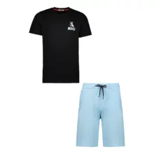 ست تی شرت و شلوارک مردانه مادر مدل Rio رنگ آبی