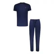 ست تی شرت و شلوار مردانه کانتکس مدل 7936 رنگ
سرمه ای
