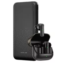 هدفون بلوتوثی گرین لاین مدل ROME AND EARBUDS به همراه پاوربانک