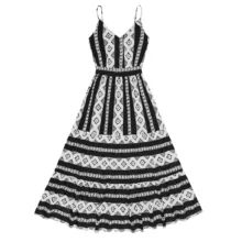 پیراهن ساحلی یقه هفت زنانه مدل زوما