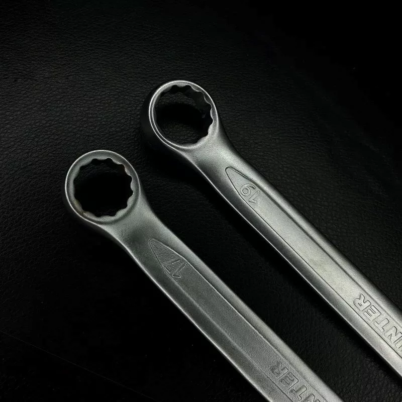 آچار یک سر تخت یک سر رینگی هانتر مدل TJ2020V مجموعه 12 عددی