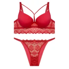 ست شورت و سوتین زنانه مدل پوش آپ هارنس دار کد 686003st