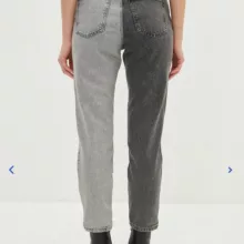 شلوار جین زنانه ال سی وایکیکی مدل اسلیم افکت مام استایل