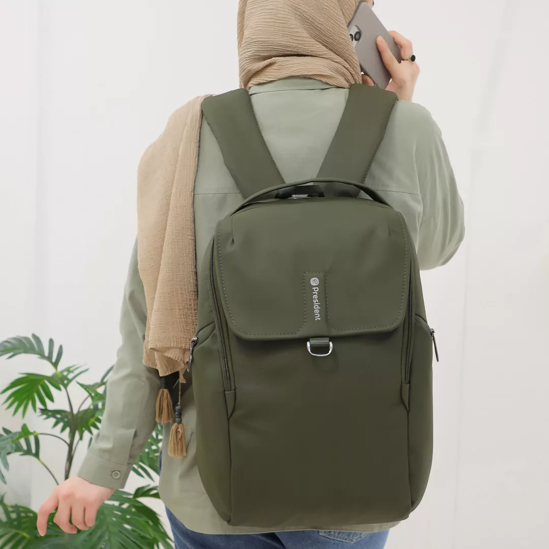 کوله پشتی لپ تاپ پرزیدنت مدل Zimmer مناسب برای لپ تاپ 15.6 اینچی