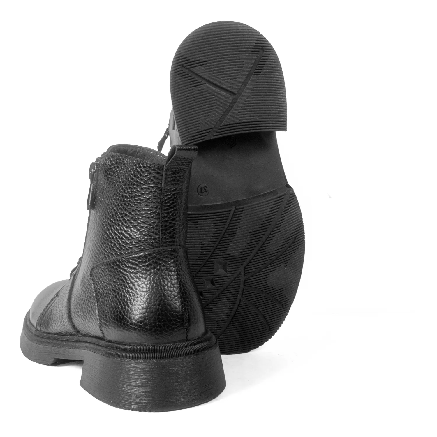 نیم بوت زنانه چرم عطارد مدل چرم طبیعی کد SH264