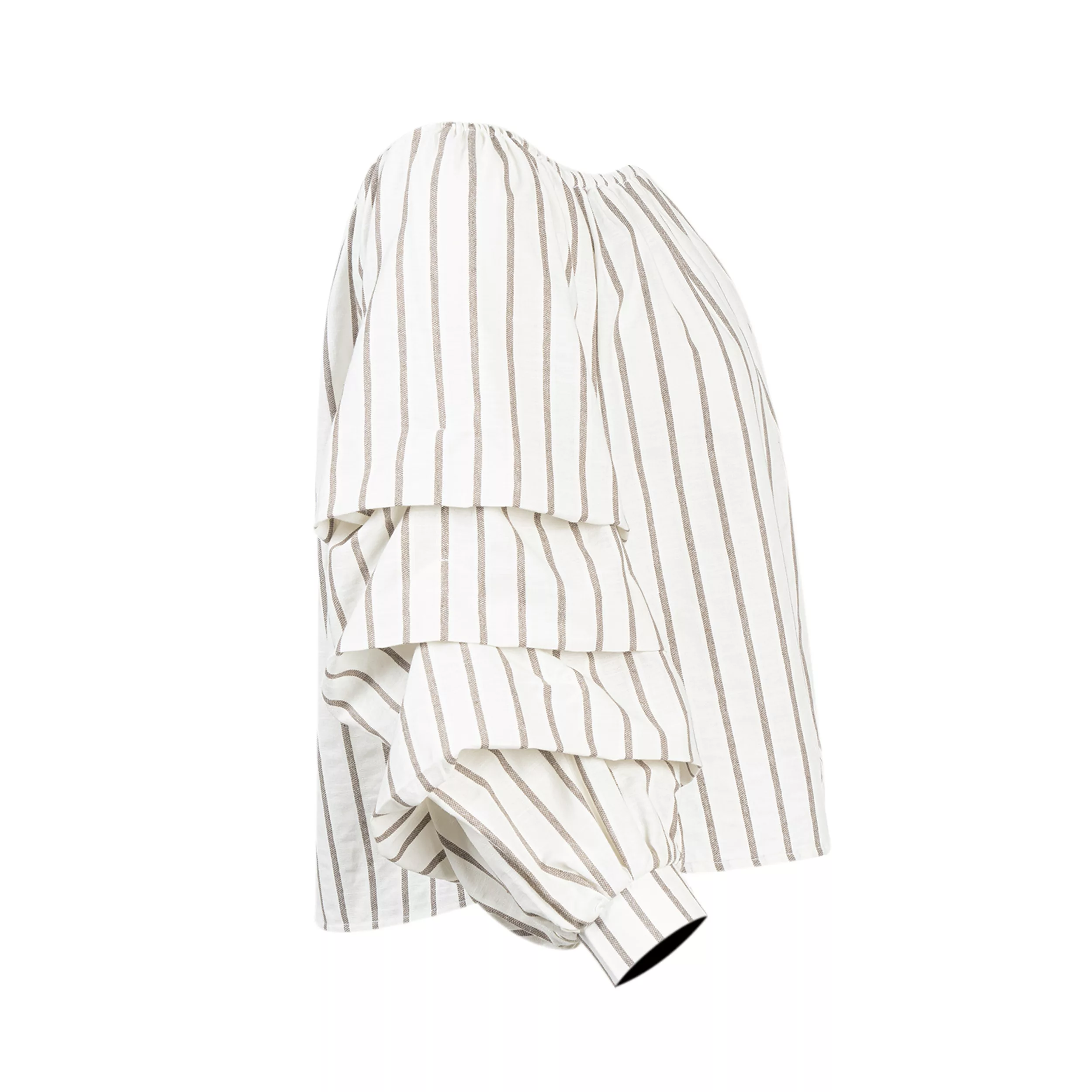 بلوز آستین بلند زنانه سرژه مدل 204655 رنگ کرم