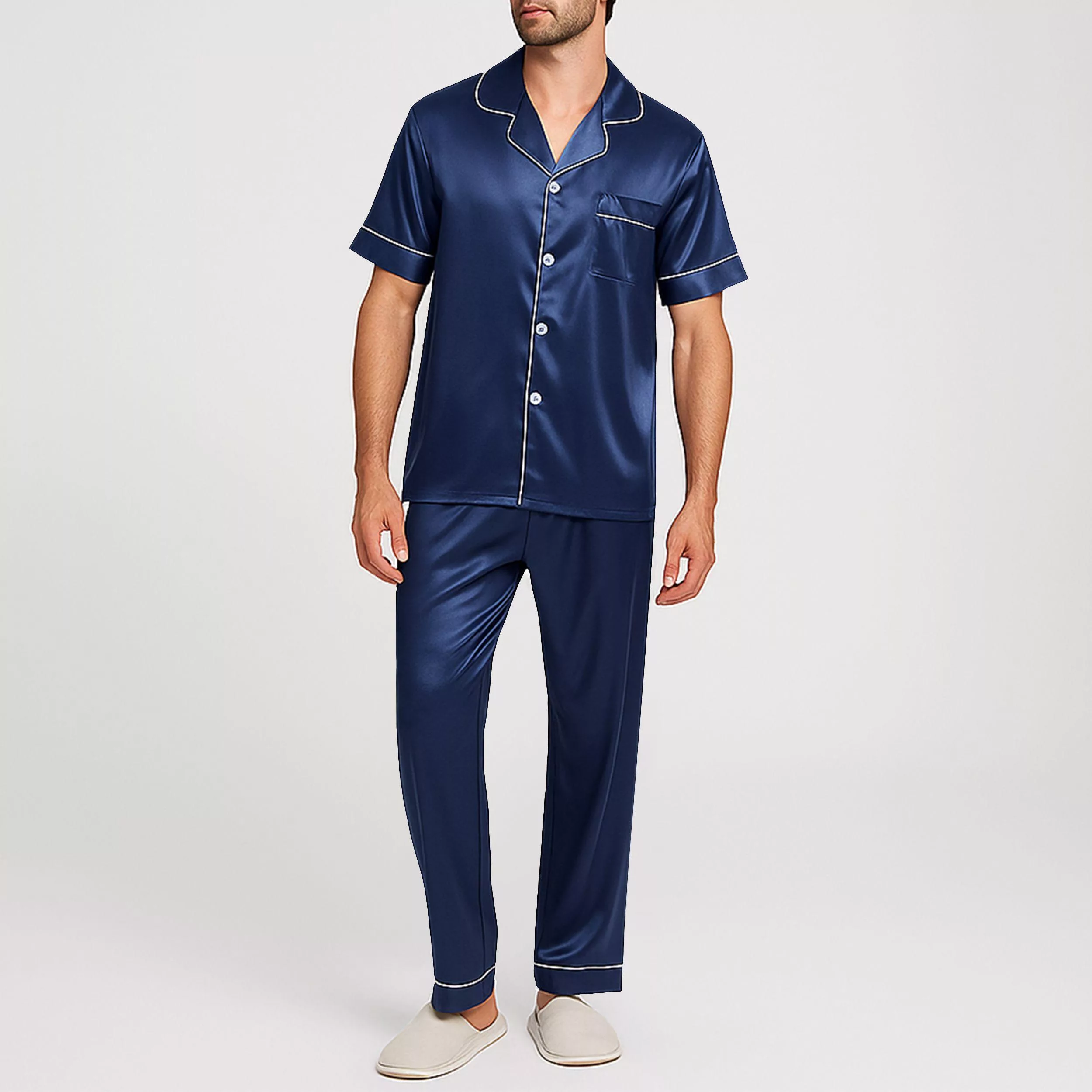 ست پیراهن و شلوار مردانه تویین مدل T-830-06