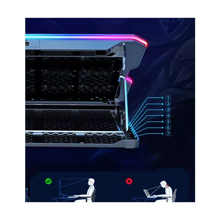 پایه خنک کننده  لپ تاپ کول کلد مدل F15