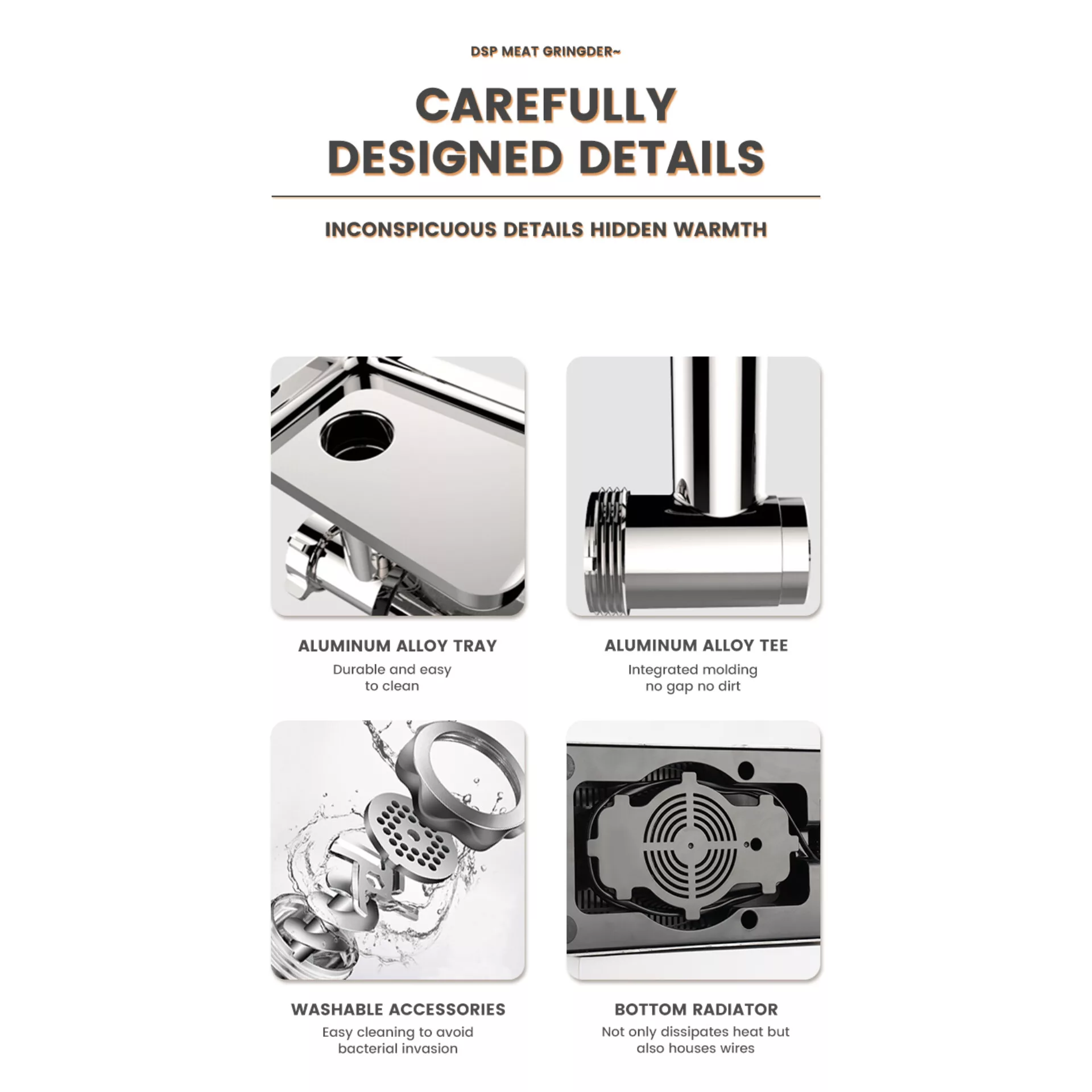 چرخ گوشت 2000 وات دی اس پی مدل KM5031