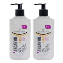 کرم مرطوب کننده باربارا مدل ARGAN OIL حجم 375 میلی لیتر مجموعه 2 عددی