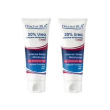 کرم مرطوب کننده دکتر ژیلا مدل اوره 20 درصد حجم 75 میلی لیتر مجموعه 2 عددی