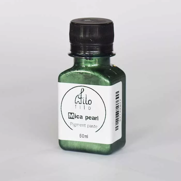 رنگ خمیری رزین اپوکسی فیلو مدل صدفی حجم 60 میلی لیتر بسته 16 عددی