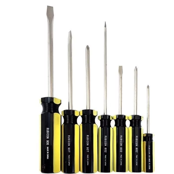 پیچ گوشتی روبیکون مدل JAPAN-970B بسته 7 عددی