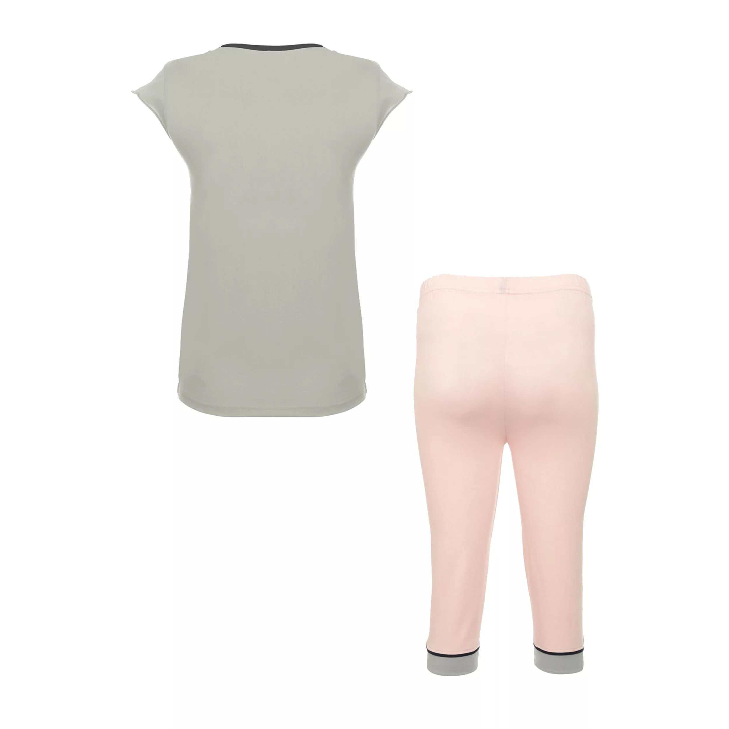 ست تی شرت آستین کوتاه و شلوارک زنانه کد 3554