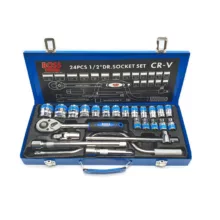 آچار بکس جغجغه ای باس مدل GERMANOLPC مجموعه 24 عددی