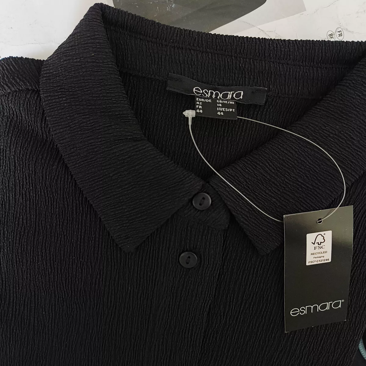 شومیز آستین بلند یقه برگردان زنانه اسمارا مدل 20158408