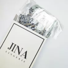 ست شورت و سوتین زنانه ژینا مدل توری طرح قاصدک کد 11483