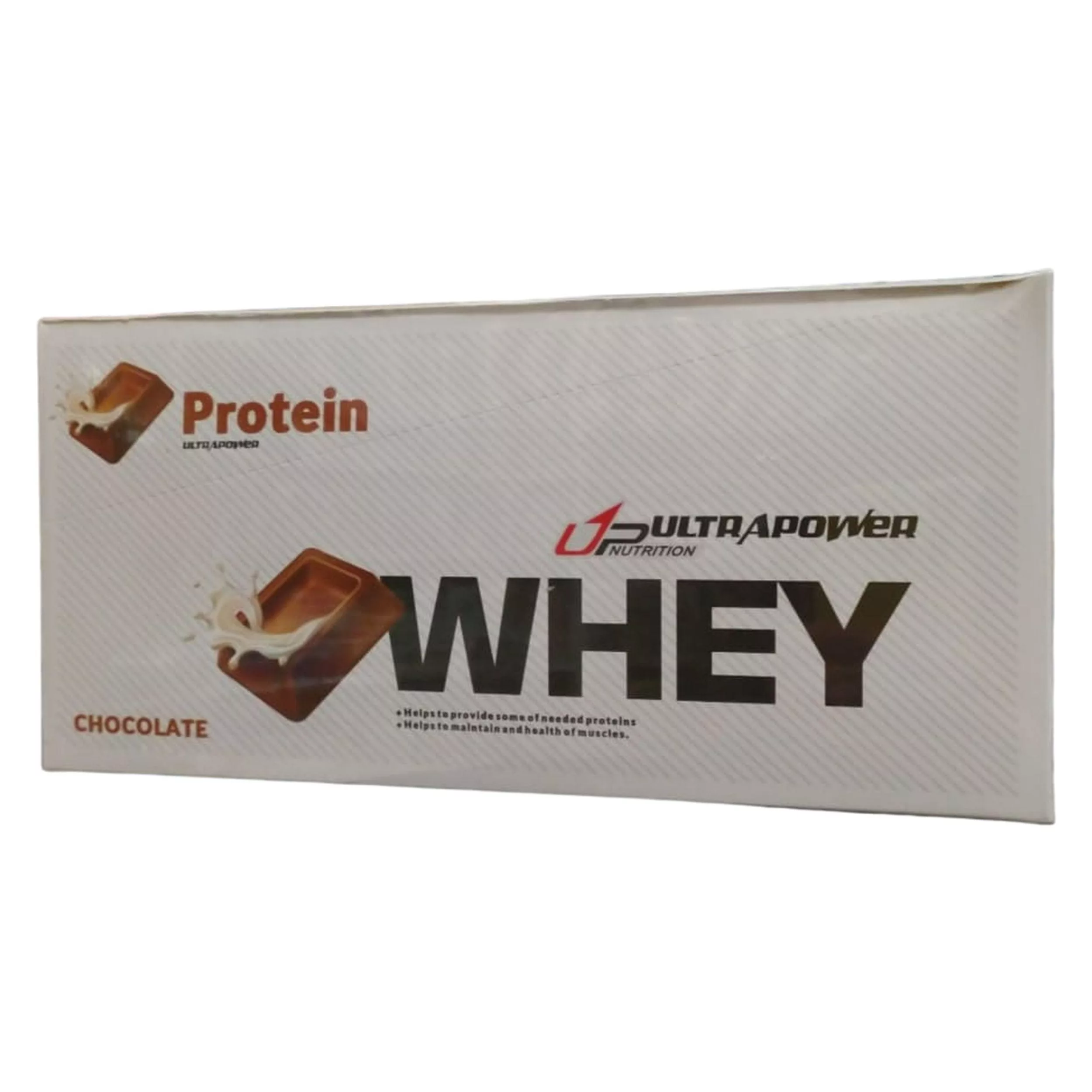 پودر وی پروتئین پگاه با طعم شکلات اولترا پاور بسته 12 عددی