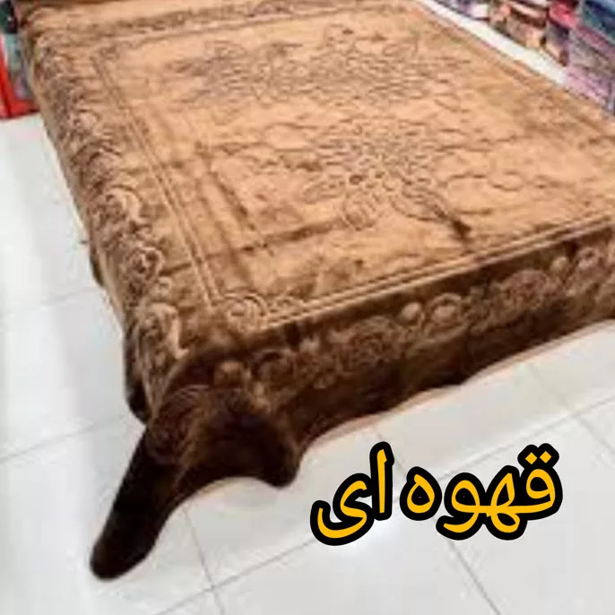 پتو گلبافت مدل الوان برجسته کد 350 سایز 240x220 سانتی متر