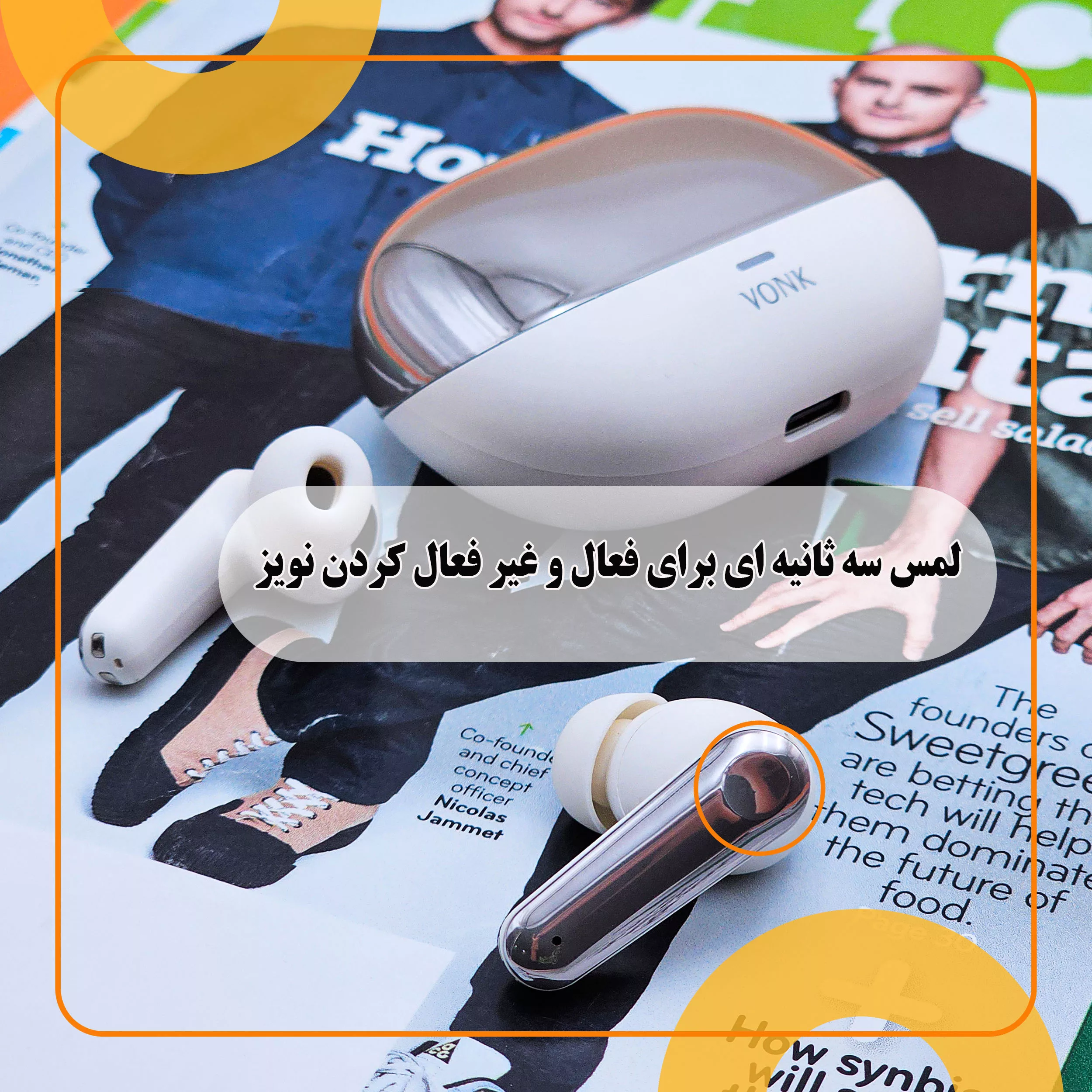 هدفون بلوتوثی وونک مدل  M-36 ANC