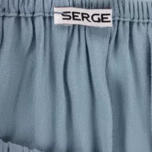 بلوز آستین بلند زنانه سرژه مدل 204640 رنگ آبی