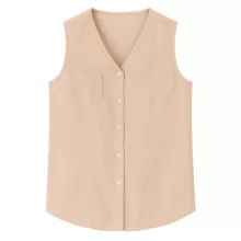 شومیز بدون آستین یقه هفت زنانه کد 28191