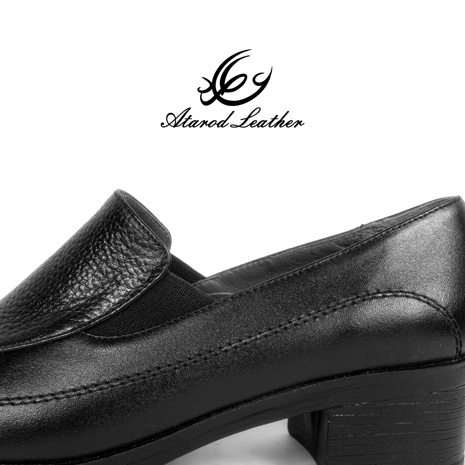 کفش زنانه چرم عطارد مدل چرم طبیعی کد SH226