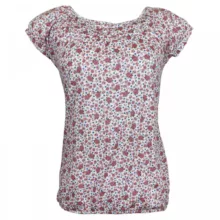 تی شرت آستین کوتاه زنانه مدل گلدار 46