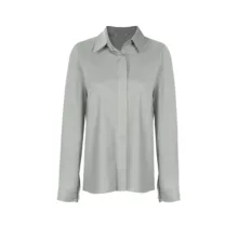 شومیز آستین بلند یقه انگلیسی زنانه سرژه مدل 207362 رنگ سبز