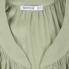 شومیز آستین بلند زنانه سرژه مدل 207352 رنگ سبز