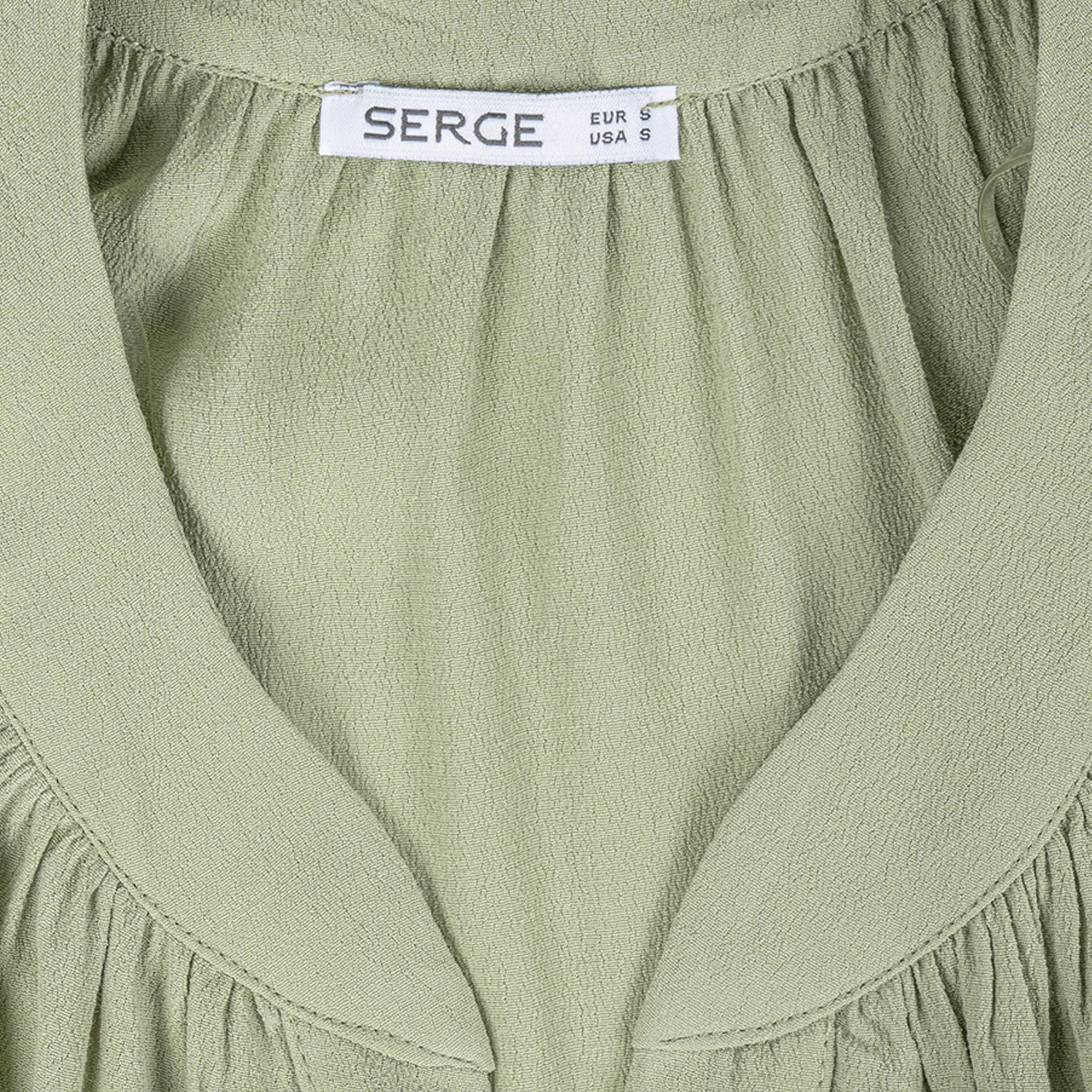 شومیز آستین بلند زنانه سرژه مدل 207352 رنگ سبز