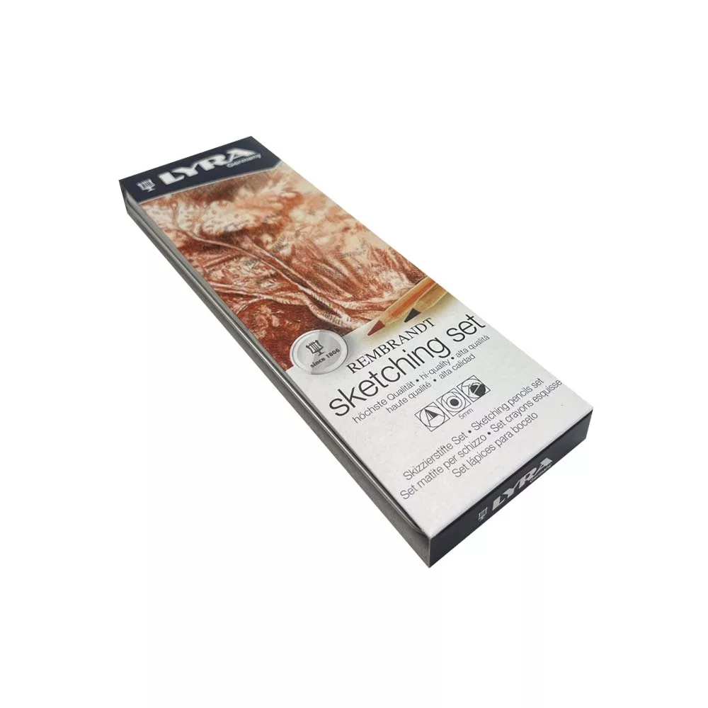 مداد طراحی لیرا مدل R-6521 کد 156275 مجموعه 6 عددی