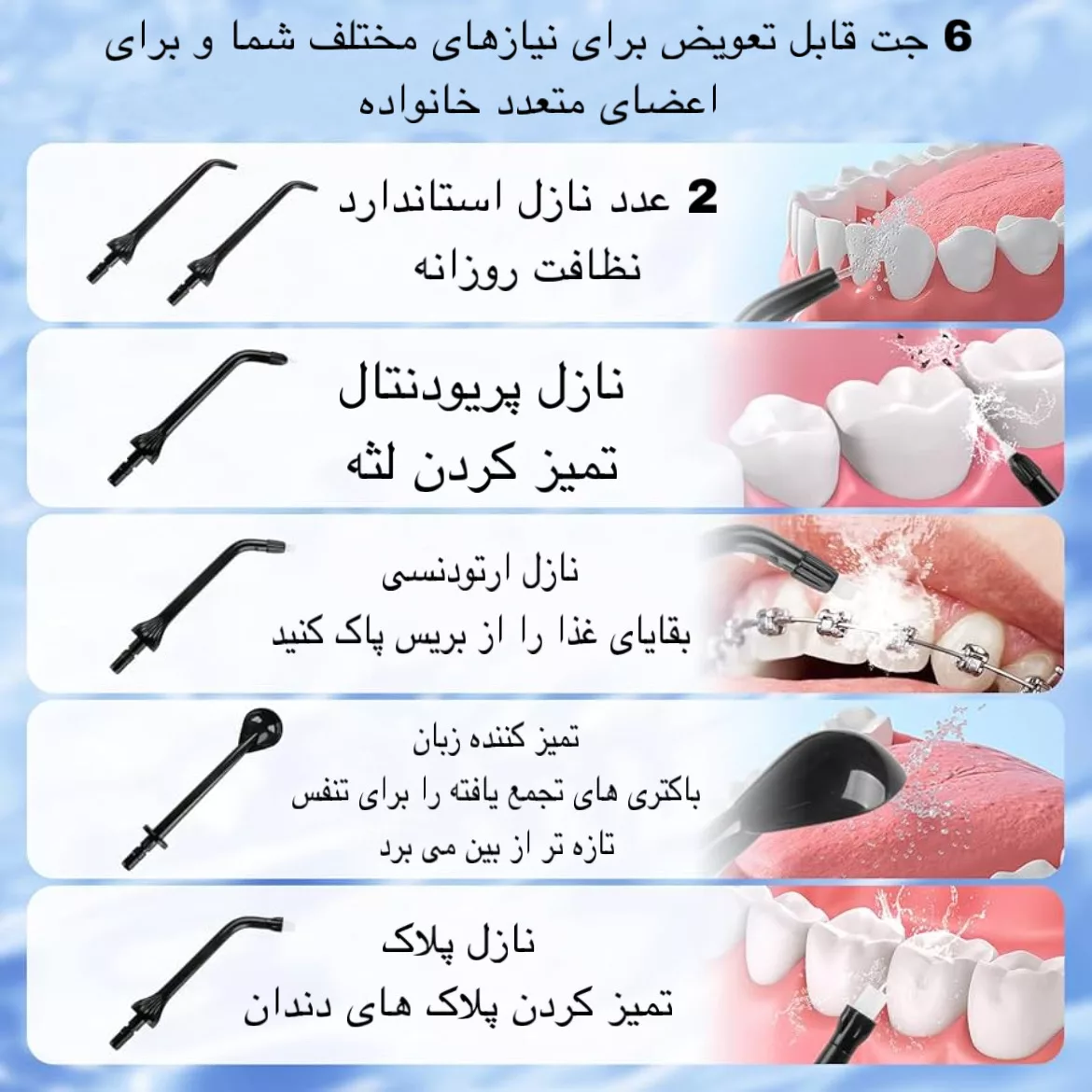 دستگاه شست و شوی دهان و دندان مدل AOW11